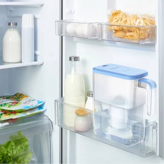 Slim Blue water filter jug