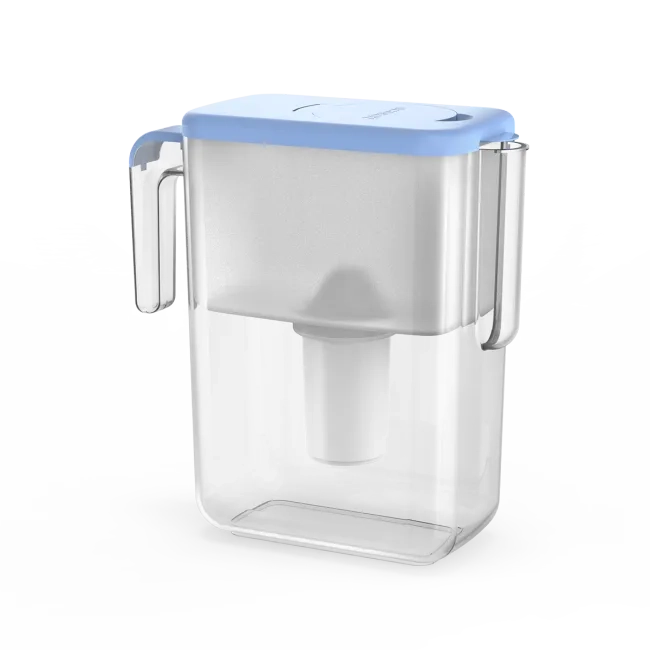 Slim Blue water filter jug