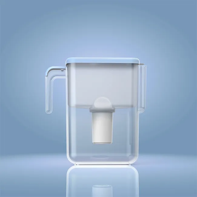 Slim Blue water filter jug