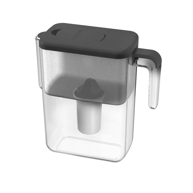 Slim Grey water filter jug