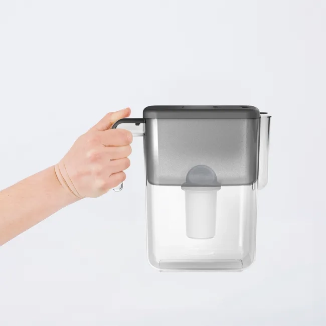 Slim Grey water filter jug