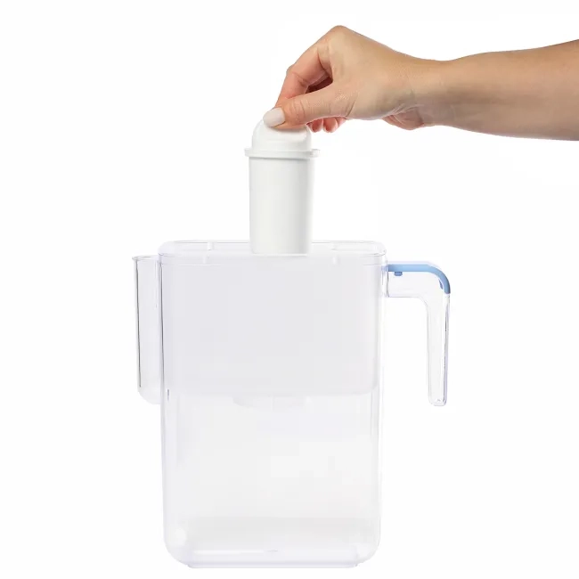 Slim Blue water filter jug