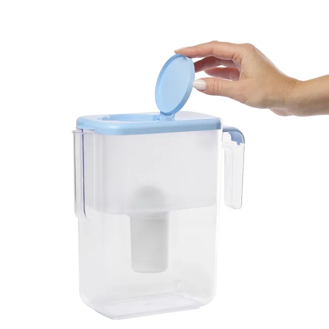 Slim Blue water filter jug