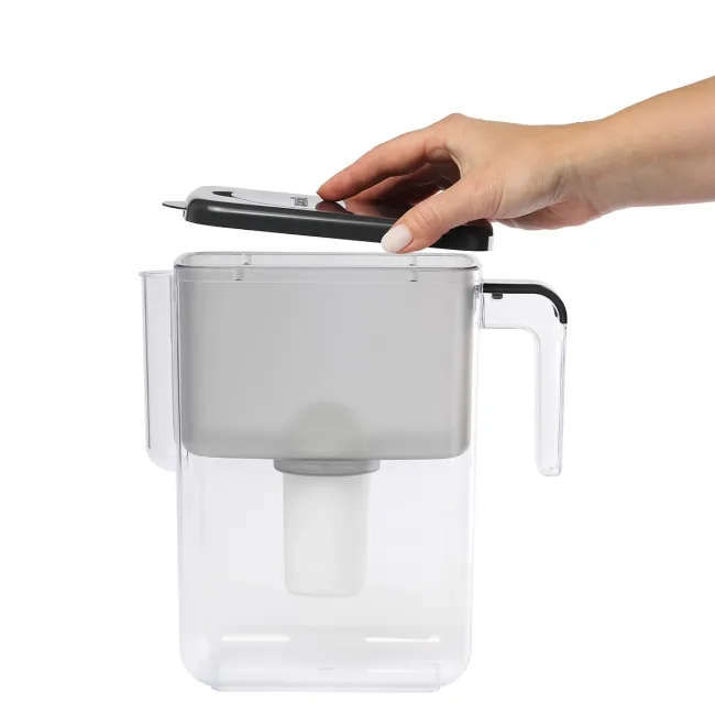 Slim Grey water filter jug