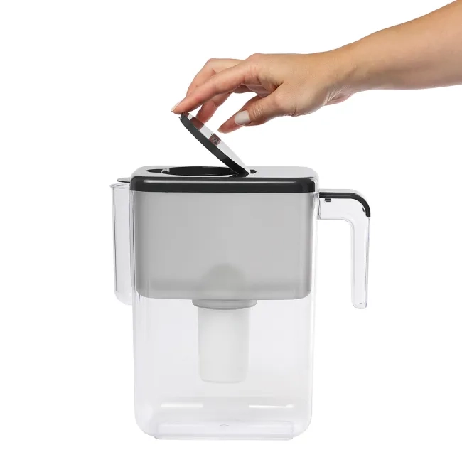 Slim Grey water filter jug
