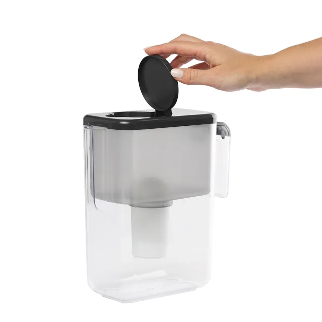 Slim Grey water filter jug