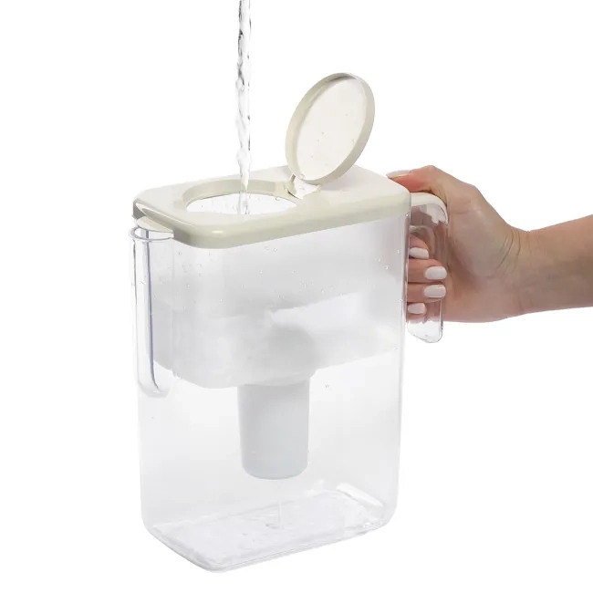 Dzbanek filtrujący wodę Ecosoft Slim Ivory