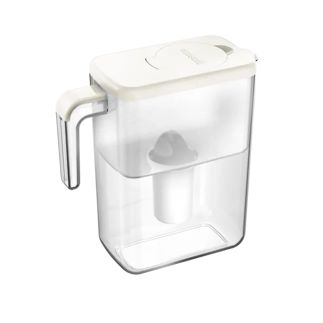 Dzbanek filtrujący wodę Ecosoft Slim Ivory