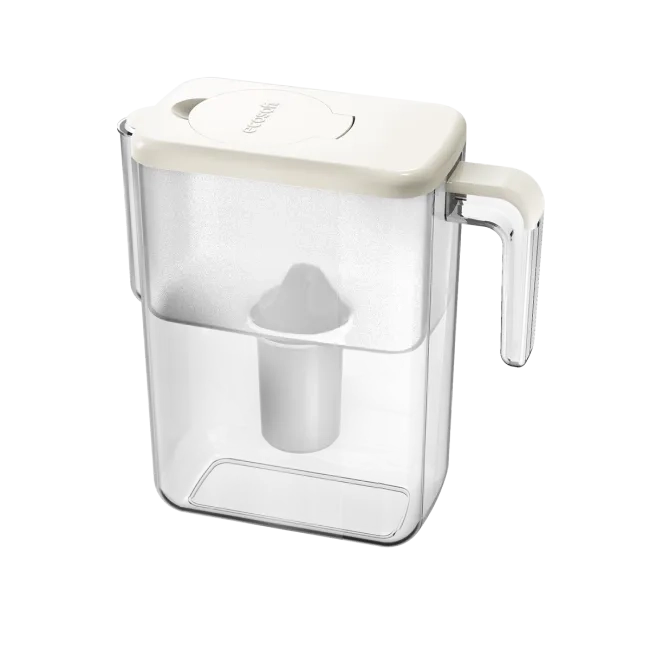 Dzbanek filtrujący wodę Ecosoft Slim Ivory