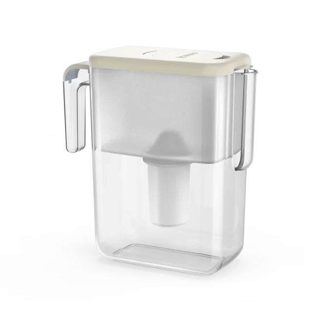 Dzbanek filtrujący wodę Ecosoft Slim Ivory