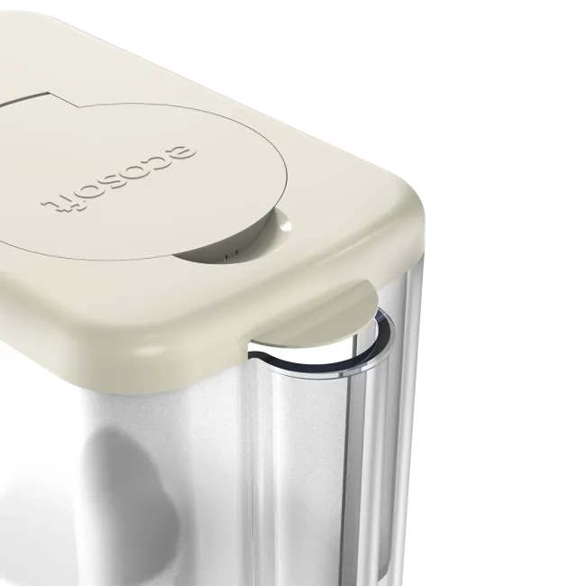 Dzbanek filtrujący wodę Ecosoft Slim Ivory