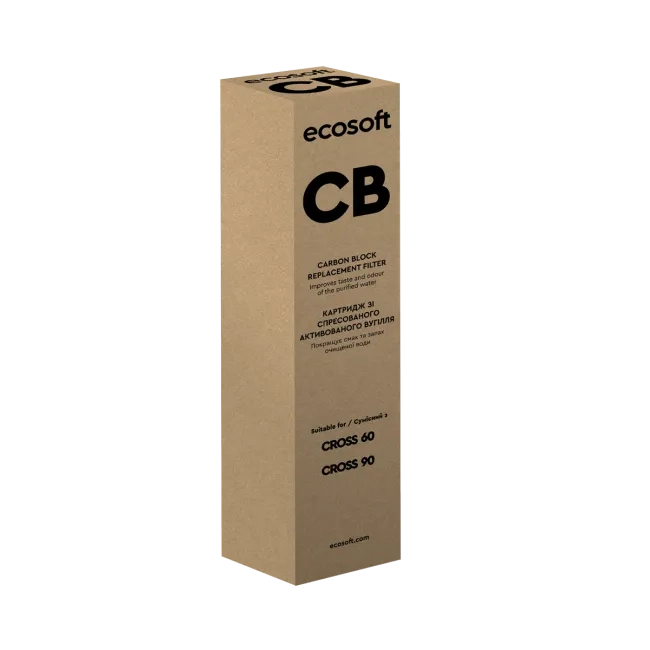 Ecosoft CB carbon block postfilter for CROSS 60/90 filters