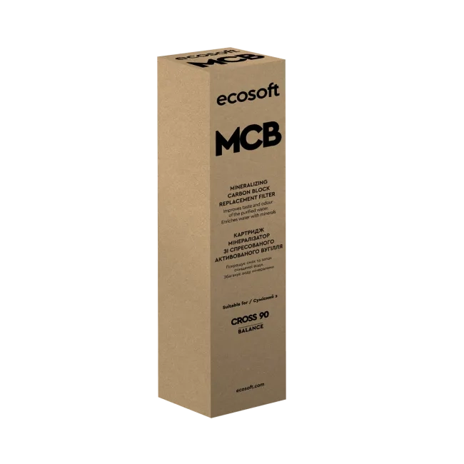Ecosoft MCB carbon block & mineralizing postfilter for CROSS 90 Balance 