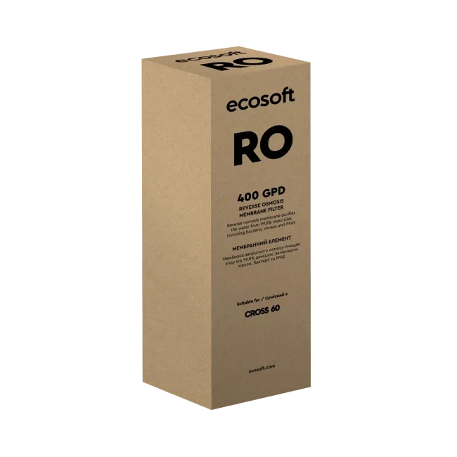 Elemento a membrana Ecosoft 400 GPD per CROSS 60