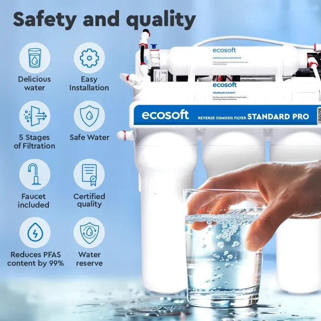 Ecosoft STANDARD PRO RO System with Pump