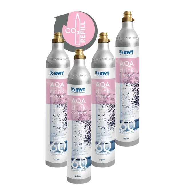 Pack de recharge de bouteilles de CO₂ pour le distributeur Ecosoft SPARK