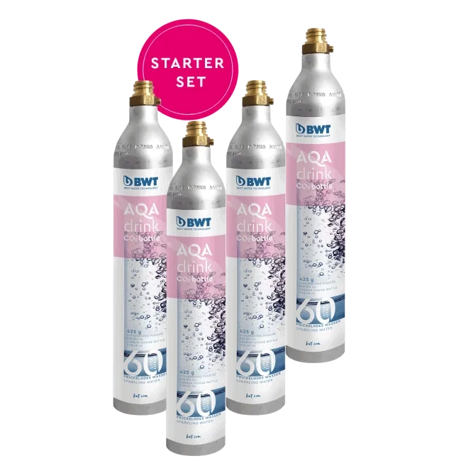 CO₂-Flaschen Starterset für den Ecosoft SPARK Dispenser