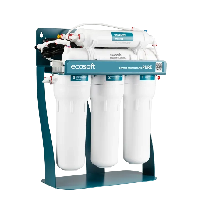 Ecosoft PURE Balance reverse osmosis filter with pump