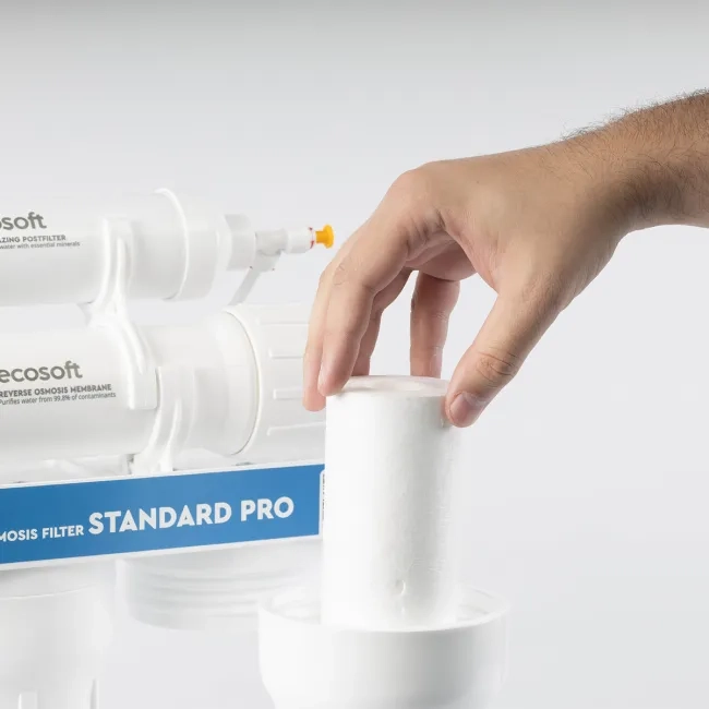 Ecosoft Standard PRO reverse osmosis filter with mineralization