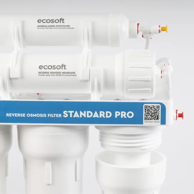 Ecosoft Standard PRO reverse osmosis filter with mineralization