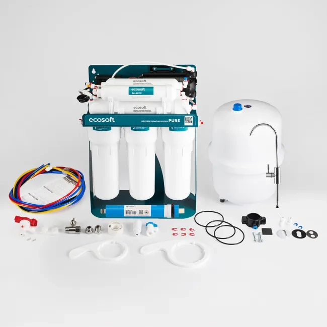 Ecosoft PURE Balance reverse osmosis filter with pump