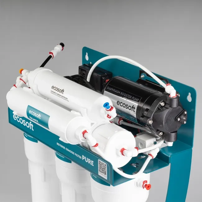 Ecosoft PURE Balance reverse osmosis filter with pump