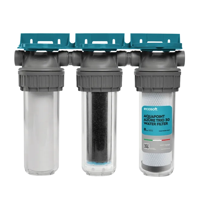 Ecosoft Aquapoint Azure Trio water filter, 1/2"