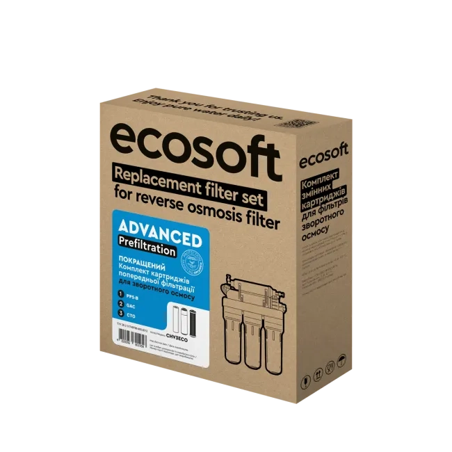 Price Standard advanced set of 3 replacement filters