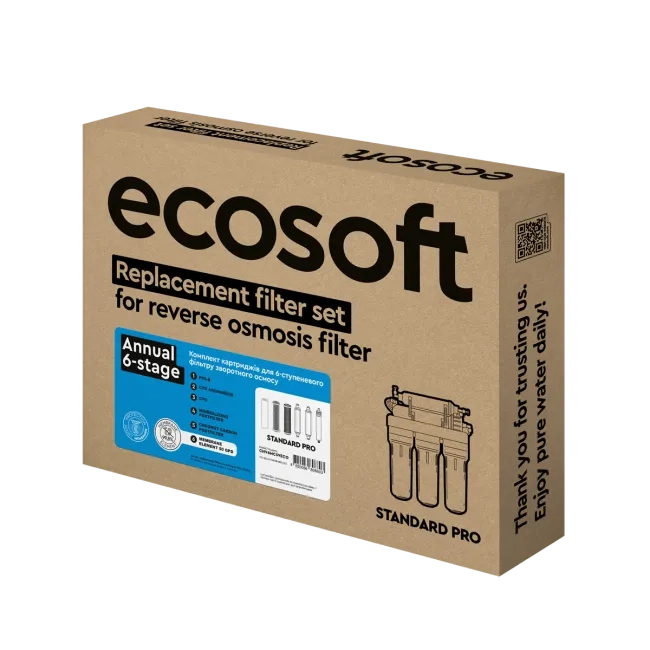 Price Ecosoft Standard reverese osmosis annual 5-stage replacement filter set