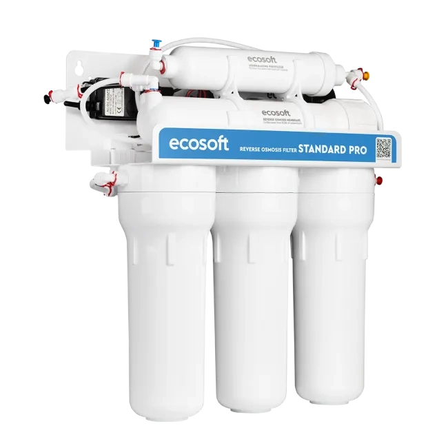 Ecosoft Standard PRO omgekeerde osmose filter met mineralisatie en pomp