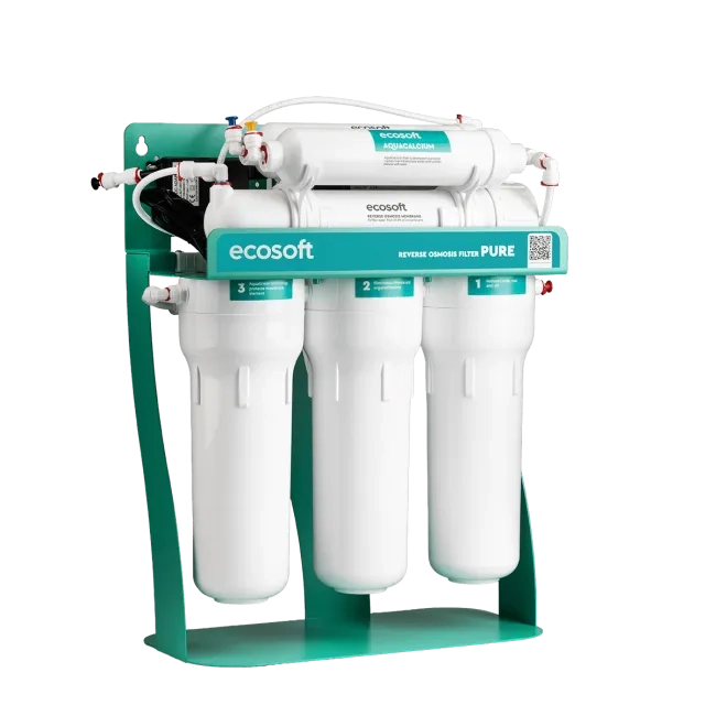 PURE AquaCalcium Mint reverse osmosis filter with pump