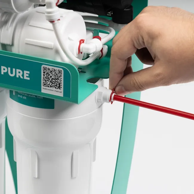 PURE AquaCalcium Mint reverse osmosis filter with pump