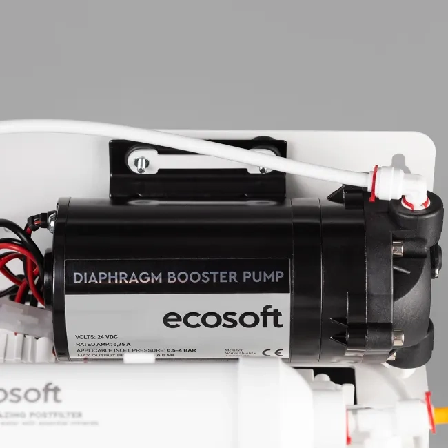 Ecosoft Standard PRO omgekeerde osmose filter met mineralisatie en pomp