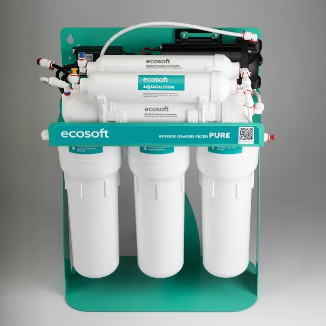 PURE AquaCalcium Mint reverse osmosis filter with pump