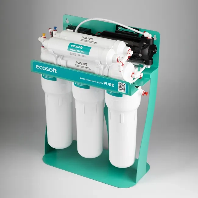 PURE AquaCalcium Mint reverse osmosis filter with pump
