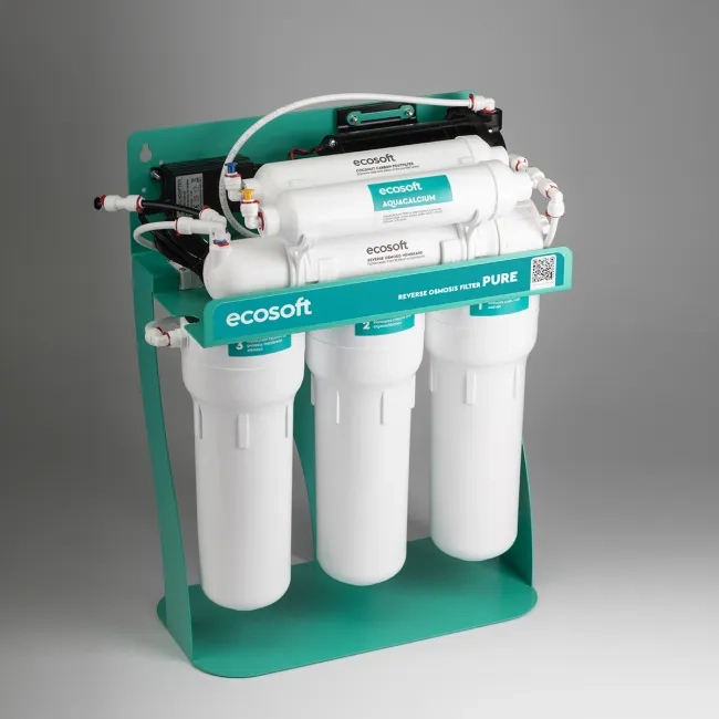 PURE AquaCalcium Mint reverse osmosis filter with pump