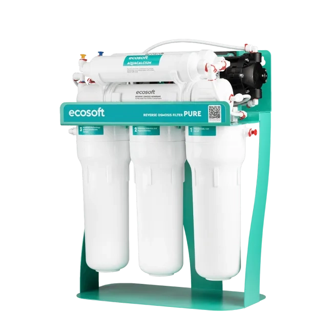 PURE AquaCalcium Mint reverse osmosis filter with pump