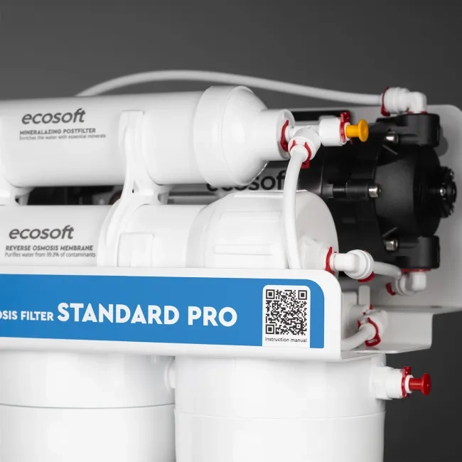 Ecosoft Standard PRO omgekeerde osmose filter met mineralisatie en pomp