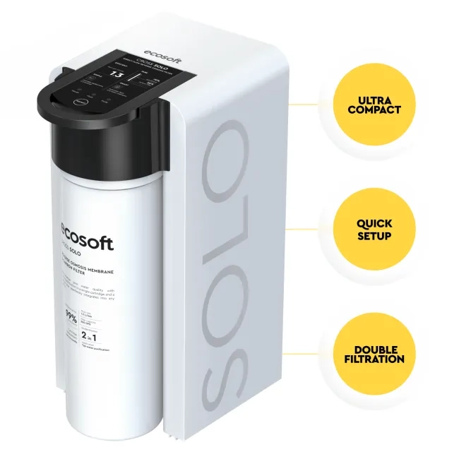 Filtro ad osmosi inversa a flusso diretto Ecosoft CROSS Solo