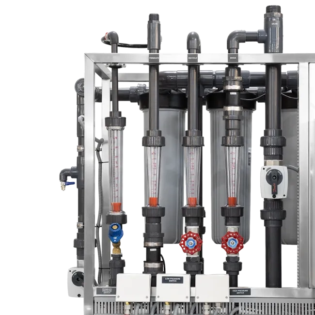 MO3 8" reverse osmosis system with Siemens controller