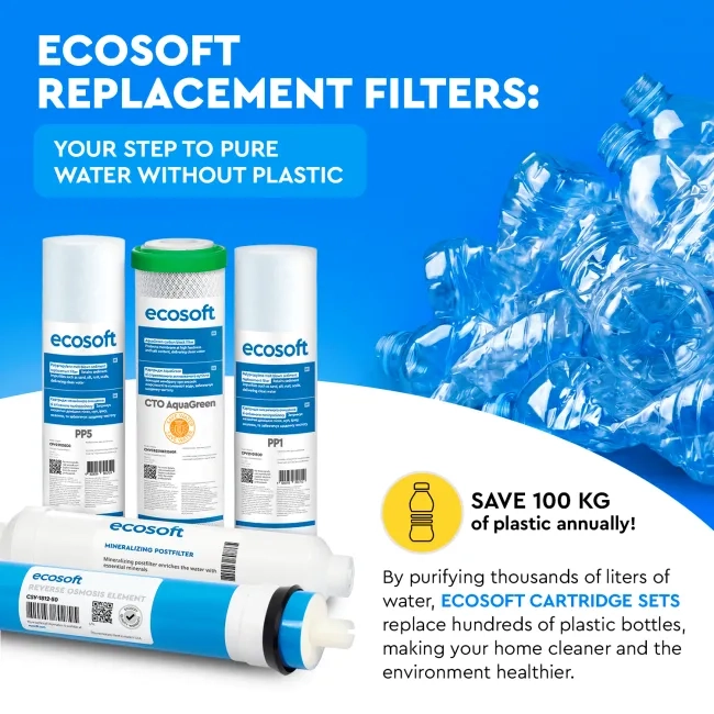Ecosoft Standard reverese osmosis annual 6-stage replacement filter set