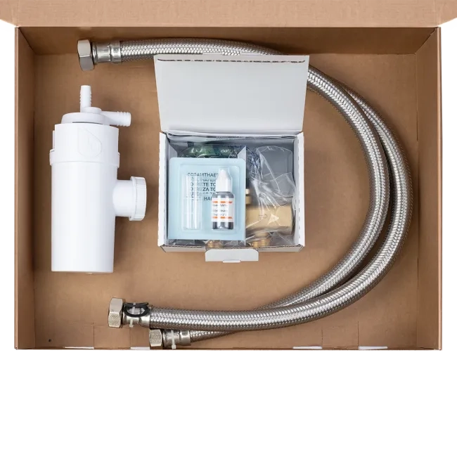 Kit de conexión Ecosoft para descalcificador 1″ × ¾″