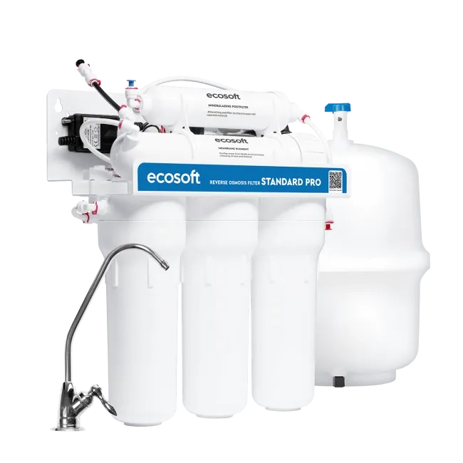 Ecosoft Standard PRO Umkehrosmose-Filter mit Mineralisierung und Pumpe