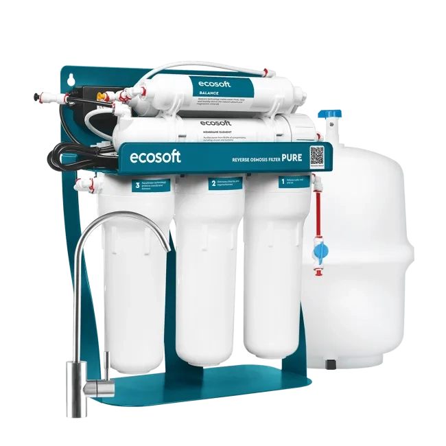 Ecosoft PURE Balance reverse osmosis filter with pump