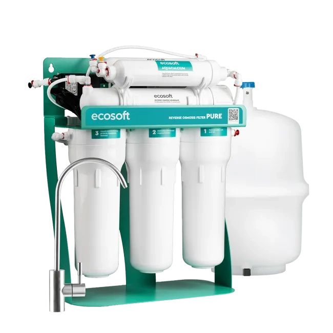 PURE AquaCalcium Mint reverse osmosis filter with pump