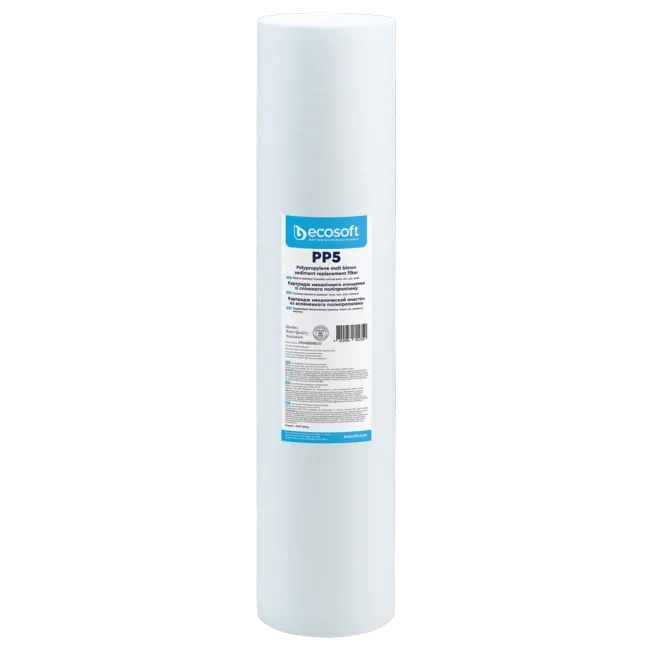 Ecosoft PP melt blown sediment filter, 4.5″×20″, 5 micron