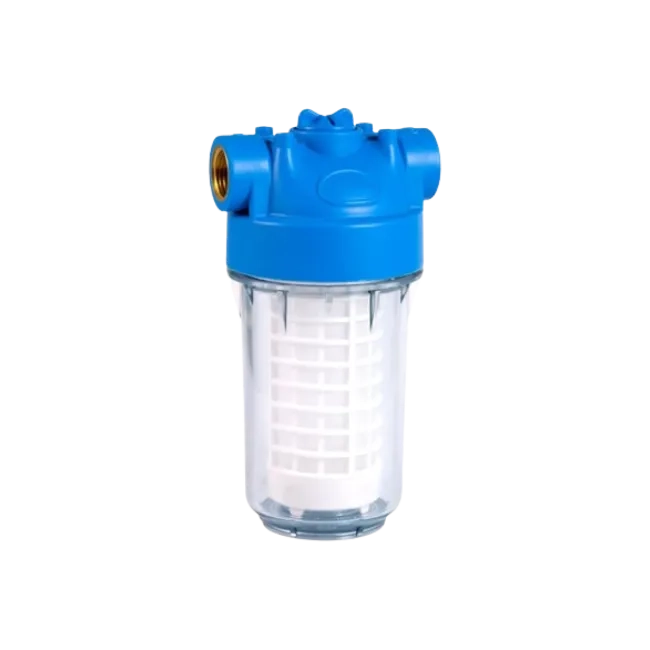ECOCLEAN 2P 5" MINI 3V filter with cartridge with a polyamide net, ½" F