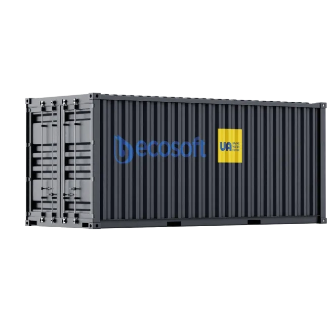 Containerisierte Ro-Anlage mit Vorbehandlung für Leitungswasser K20MO4T6