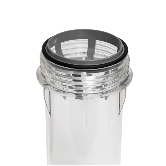 2P housing ECO 9" ¾ transparent PET bowl ½ – ½"