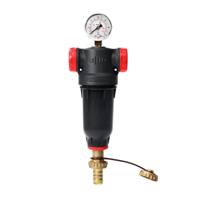 Self-Cleaning PA-R Filter with 304 Stainless Steel Mesh Cartridges, with ½” FM and ¾” M Connection